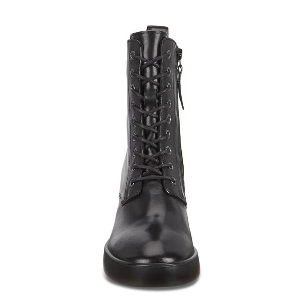 ECCO Womens Boots Black - Shape Sculpted Motion 55 Lace-Up - PMY-694285